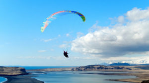 Svifvængjaflug Paragliding Vík í Mýrdal Ísland